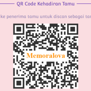 QR Code Kehadiran Tamu (Memoralova.com)